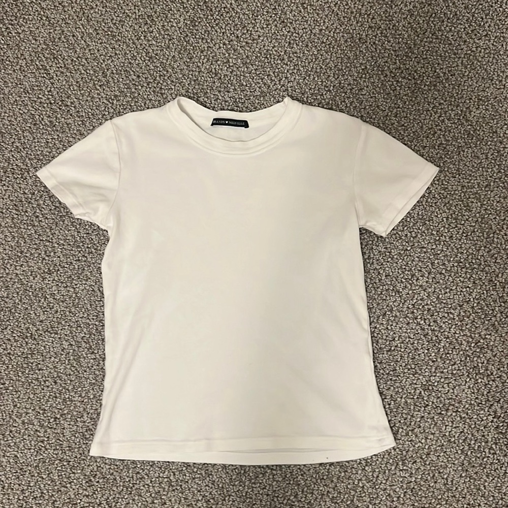White brandy shirt!